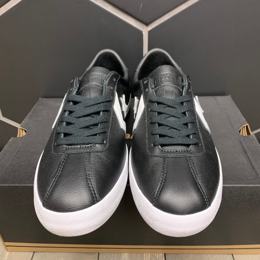 Mens Converse Breakpoint Leather Ox Black White - Picture 3 of 5